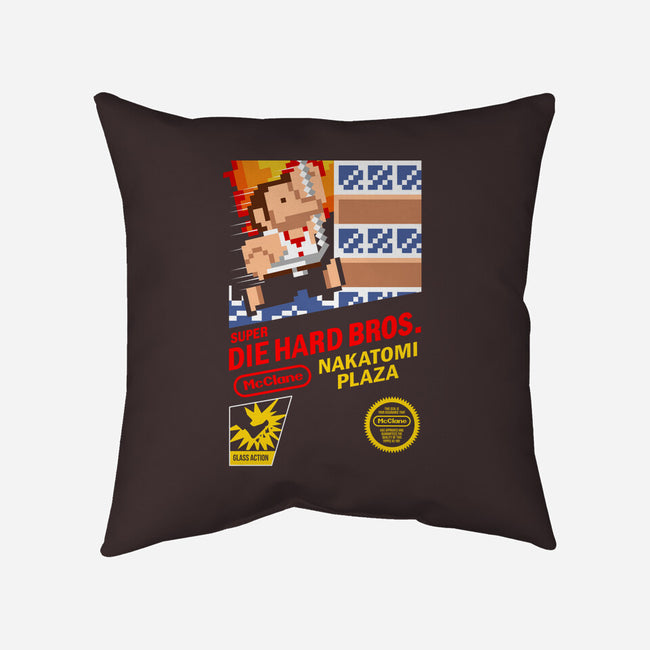 Super Nakatomi Bros-none removable cover w insert throw pillow-demonigote