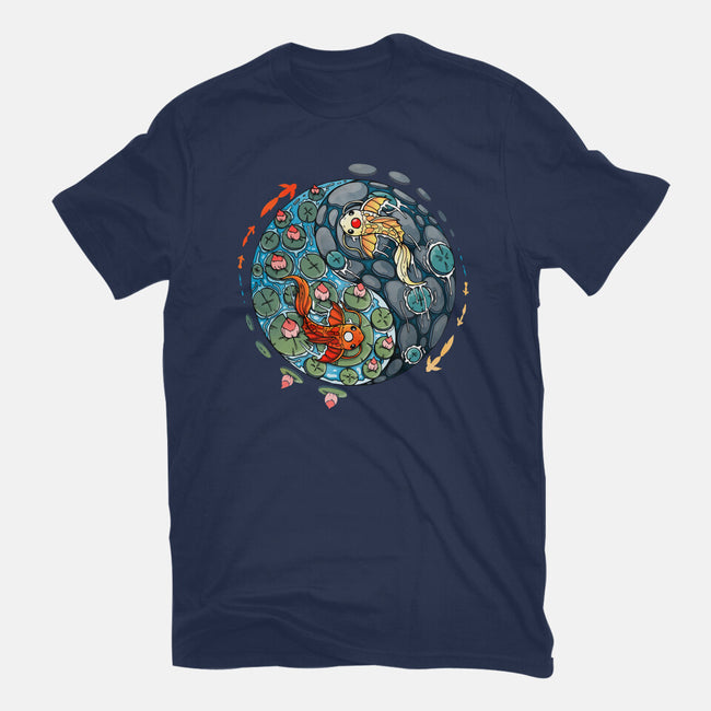 Yin Yang Koi-youth basic tee-Vallina84