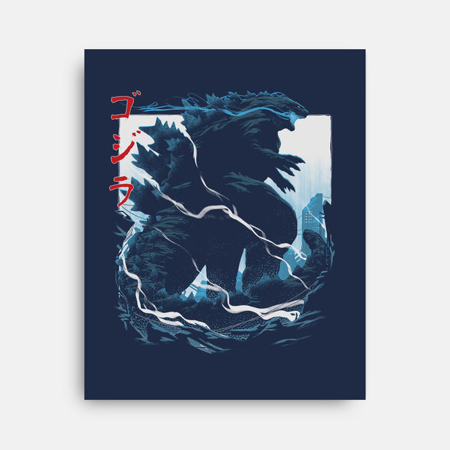 Kaiju-none stretched canvas-Maxman58