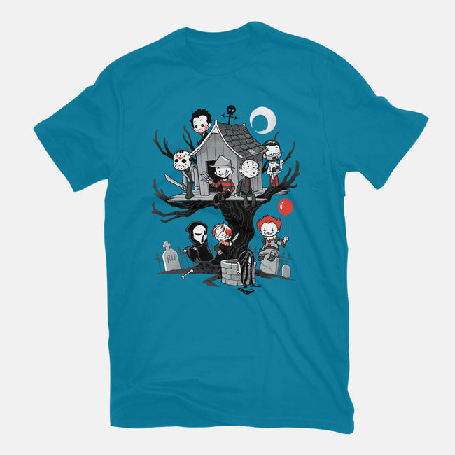 Horror Tree House-youth basic tee-DoOomcat