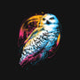 Colorful Owl-youth basic tee-glitchygorilla