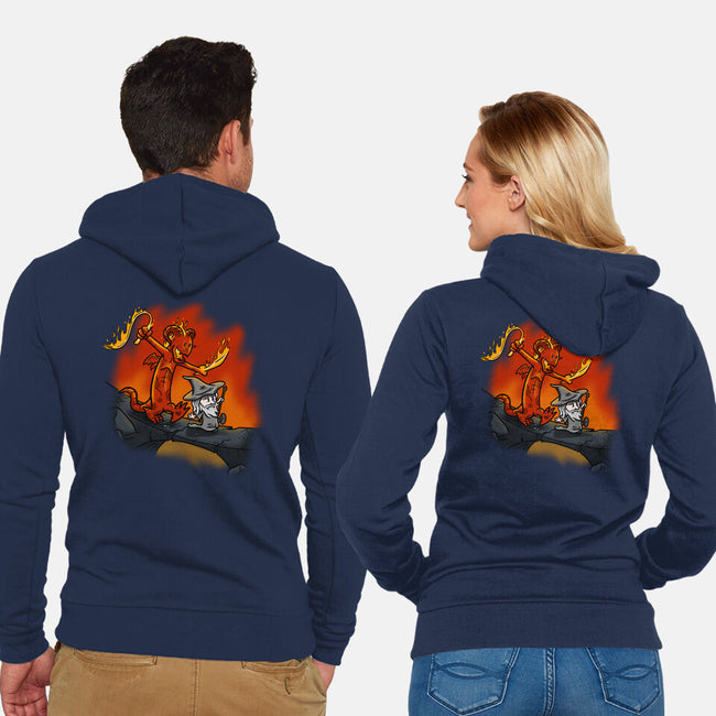 You Fools!-unisex zip-up sweatshirt-Paul Simic