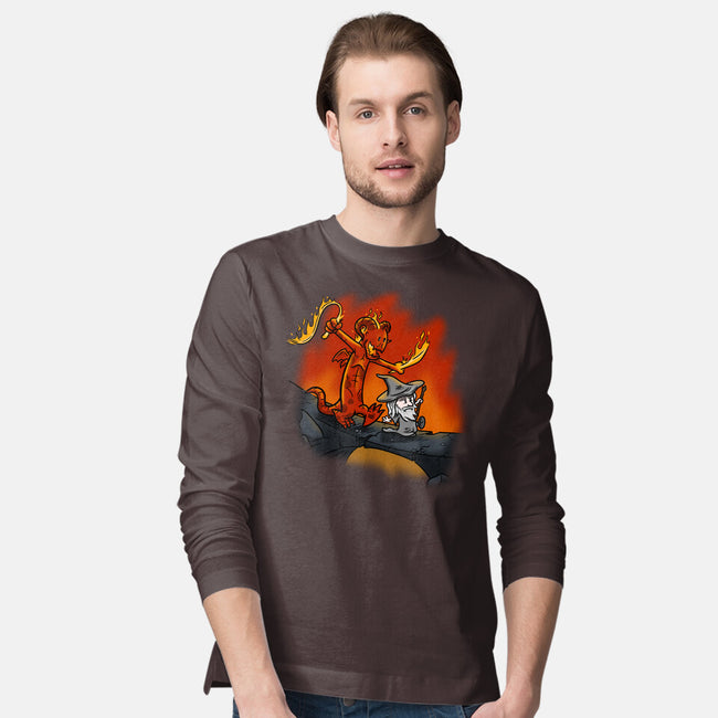 You Fools!-mens long sleeved tee-Paul Simic