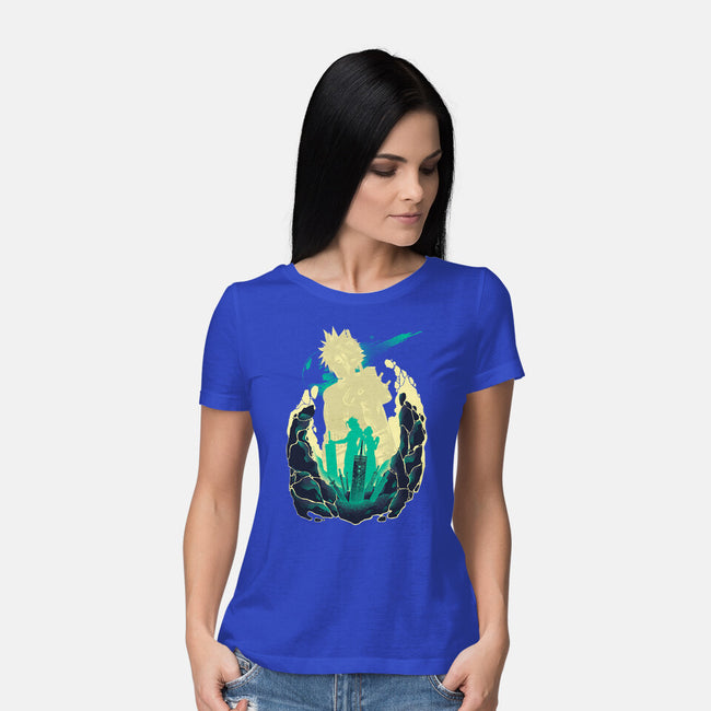 Buster Sword Successor-womens basic tee-hypertwenty
