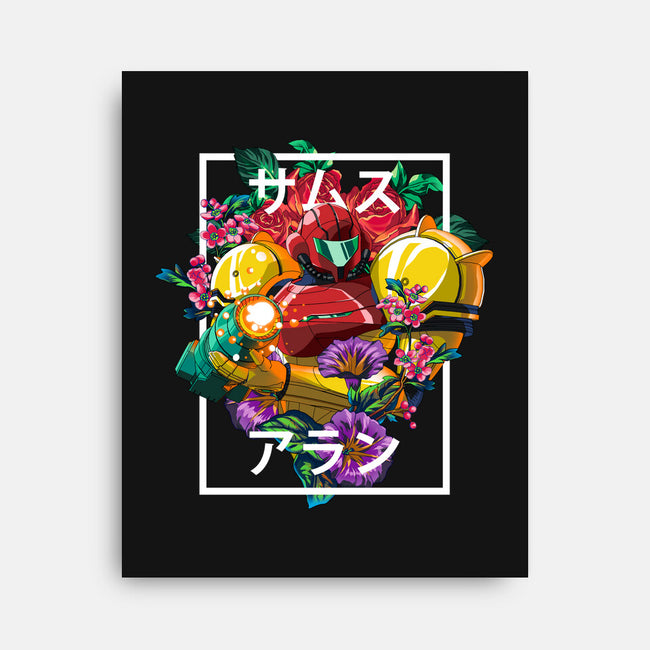 Intergalactic Bounty Hunter-none stretched canvas-manoystee