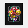 Intergalactic Bounty Hunter-none stretched canvas-manoystee