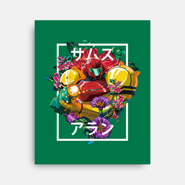 Intergalactic Bounty Hunter-none stretched canvas-manoystee