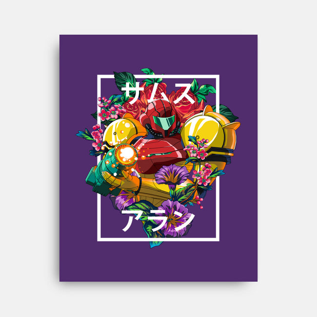 Intergalactic Bounty Hunter-none stretched canvas-manoystee