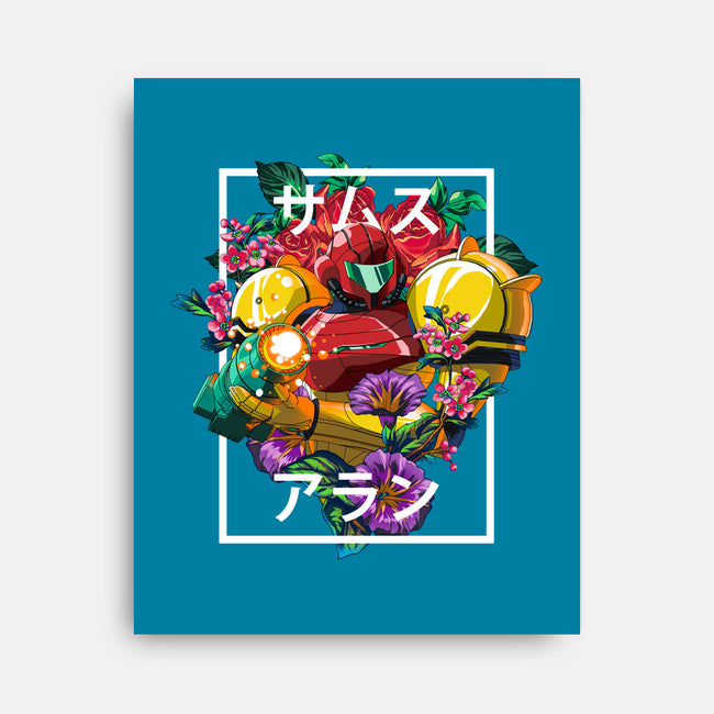 Intergalactic Bounty Hunter-none stretched canvas-manoystee