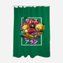 Intergalactic Bounty Hunter-none polyester shower curtain-manoystee