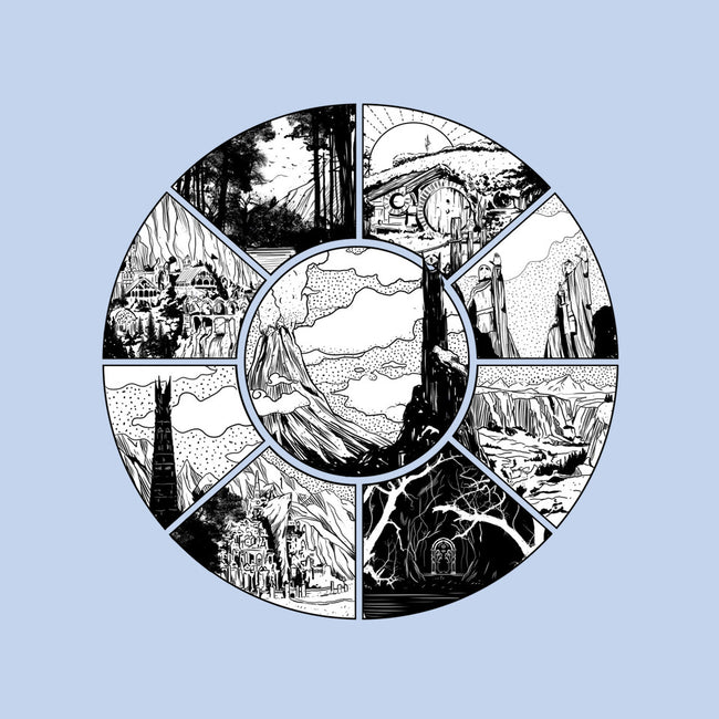 Middle Earth-none non-removable cover w insert throw pillow-fanfabio