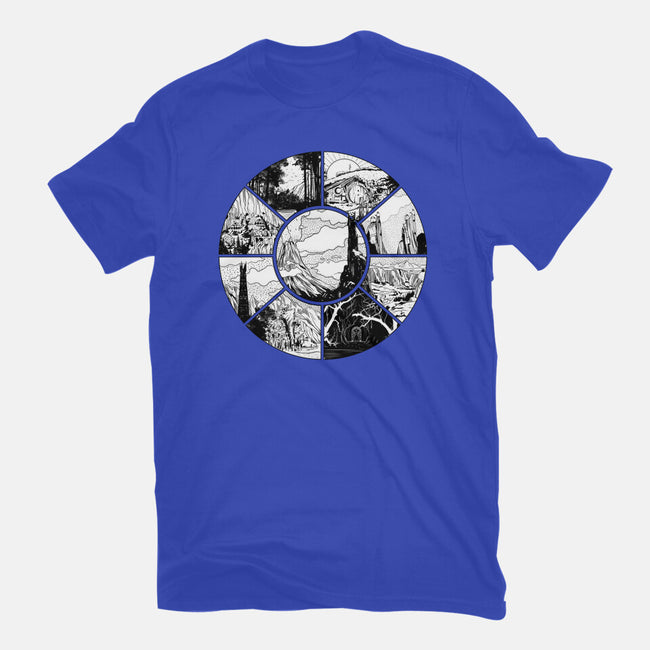 Middle Earth-unisex basic tee-fanfabio
