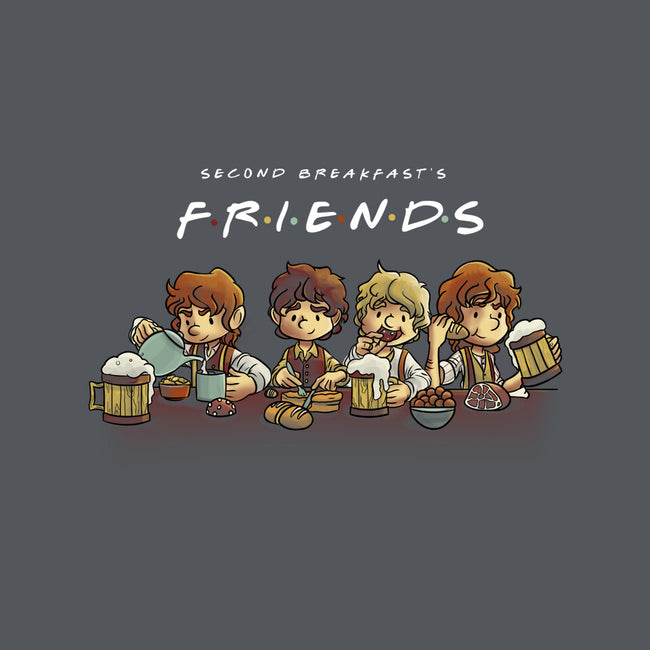 Second Breakfast Friends-none stretched canvas-fanfabio