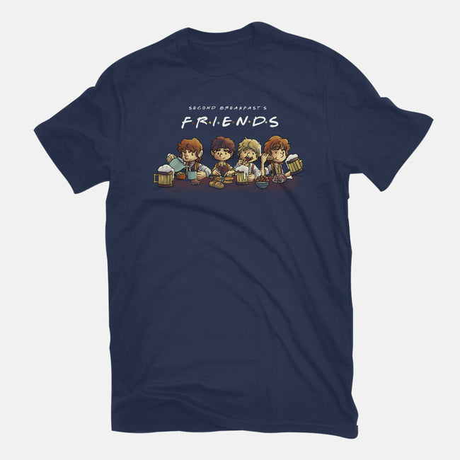Second Breakfast Friends-youth basic tee-fanfabio