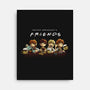 Second Breakfast Friends-none stretched canvas-fanfabio