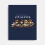 Second Breakfast Friends-none stretched canvas-fanfabio