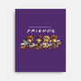 Second Breakfast Friends-none stretched canvas-fanfabio