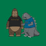 Stupid Kaiju-none memory foam bath mat-pigboom