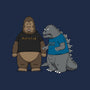 Stupid Kaiju-none removable cover w insert throw pillow-pigboom