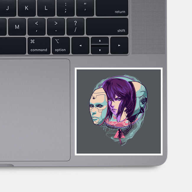 Ghost In the Shell-none glossy sticker-heydale