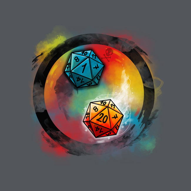 Yin Yang Dice-womens basic tee-Vallina84