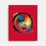 Yin Yang Dice-none stretched canvas-Vallina84