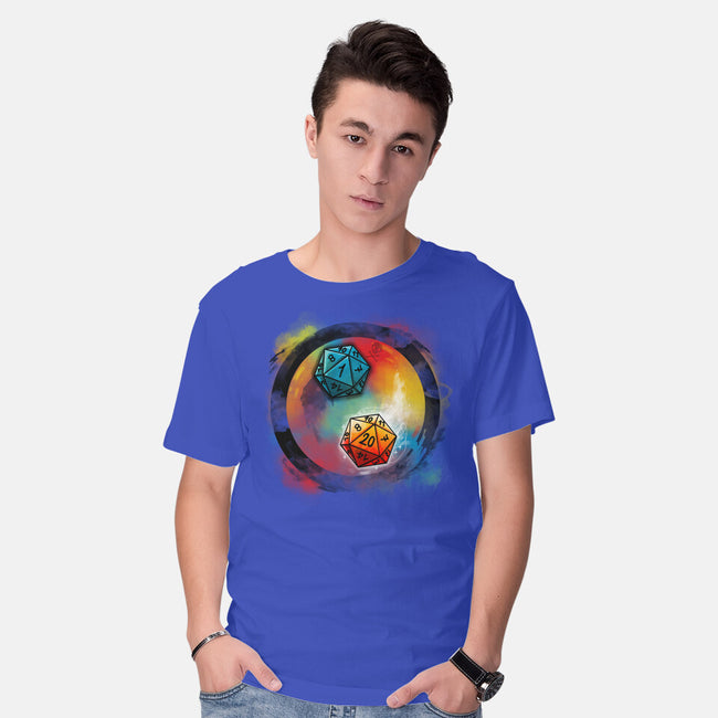 Yin Yang Dice-mens basic tee-Vallina84