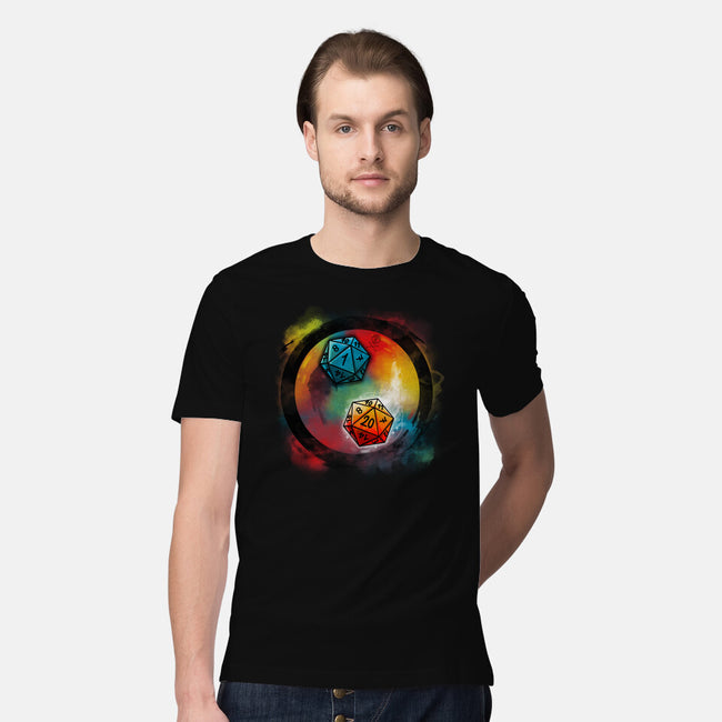 Yin Yang Dice-mens premium tee-Vallina84