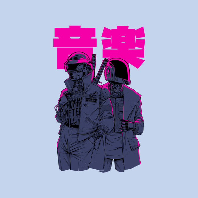 Daft Cyberpunk-none stretched canvas-Hafaell
