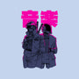 Daft Cyberpunk-none stretched canvas-Hafaell