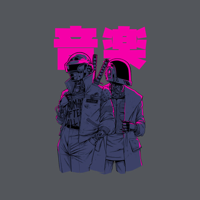 Daft Cyberpunk-none stretched canvas-Hafaell