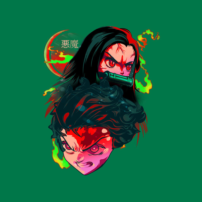 Demon Slayer Siblings-none stretched canvas-heydale