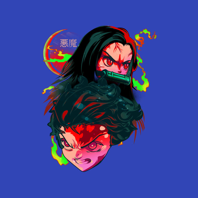 Demon Slayer Siblings-none stretched canvas-heydale