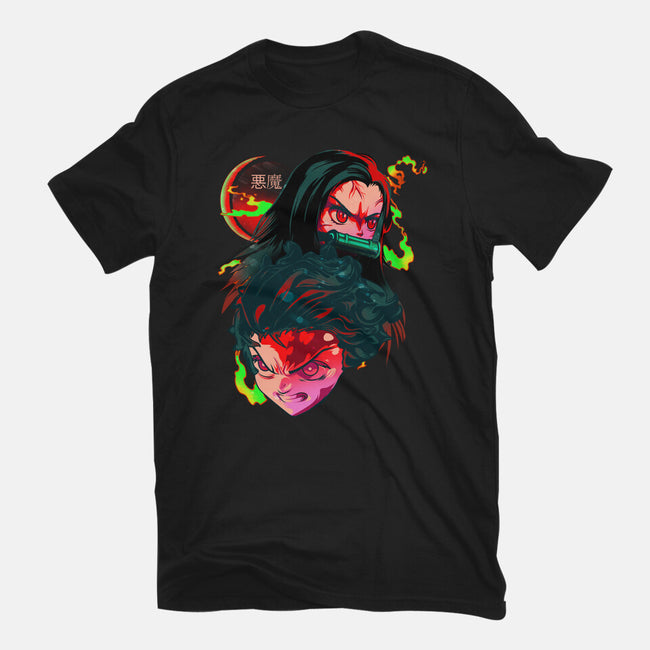 Demon Slayer Siblings-youth basic tee-heydale
