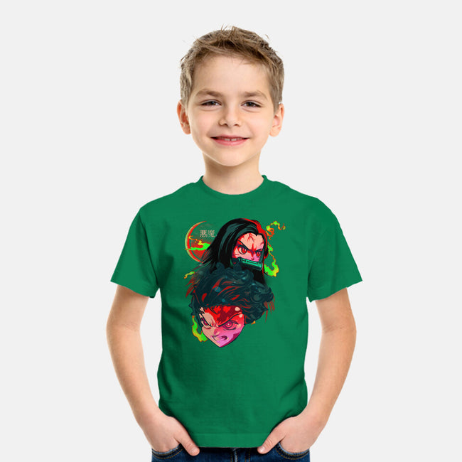 Demon Slayer Siblings-youth basic tee-heydale