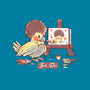 Birb Ross-none removable cover w insert throw pillow-TechraNova