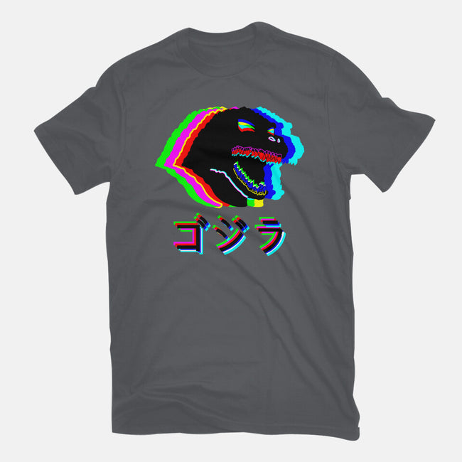 Glitchzilla-womens fitted tee-Rogelio