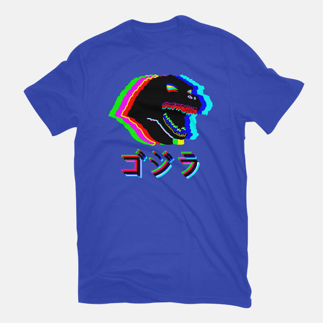 Glitchzilla-womens fitted tee-Rogelio
