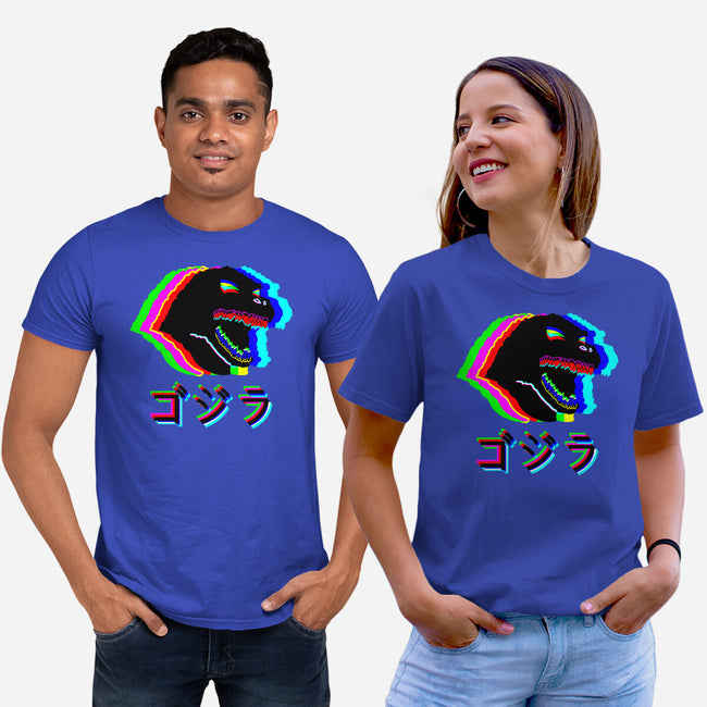 Glitchzilla-unisex basic tee-Rogelio