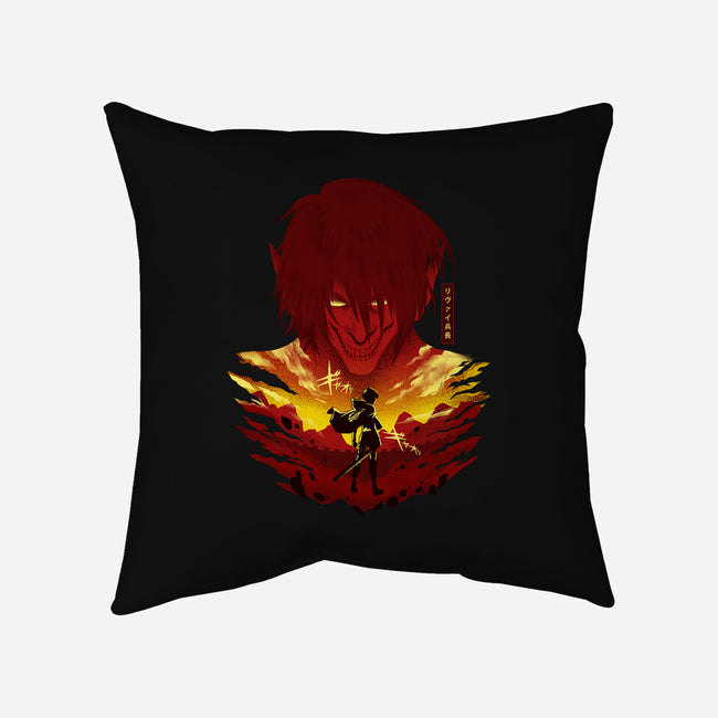Humanity's Strongest-none removable cover w insert throw pillow-hypertwenty