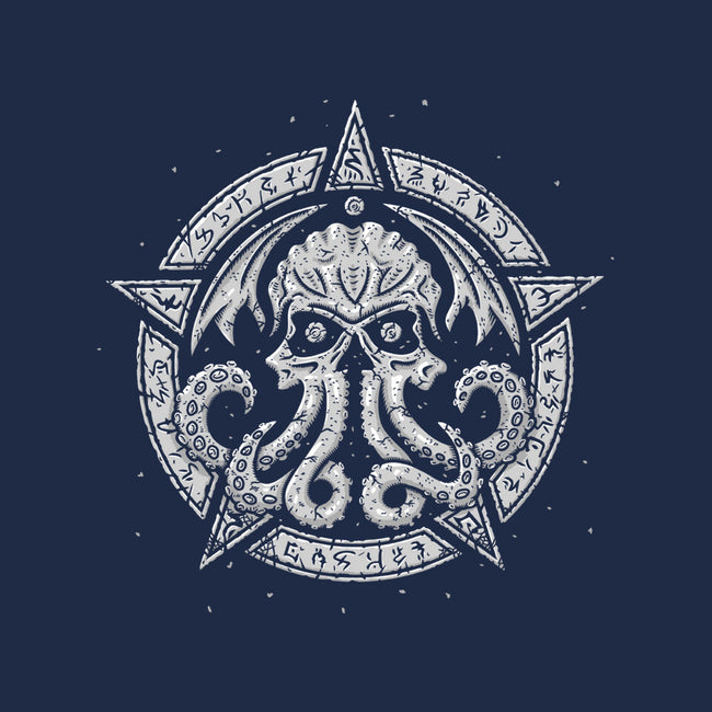 Cult of Cthulhu-none stretched canvas-Paul Simic