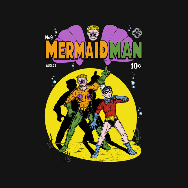Mermaid Man-none stretched canvas-Firebrander
