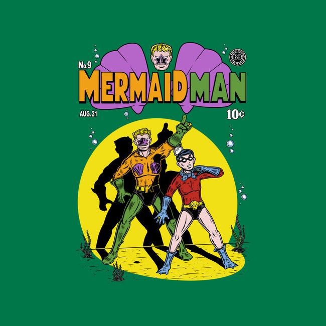 Mermaid Man-none removable cover w insert throw pillow-Firebrander