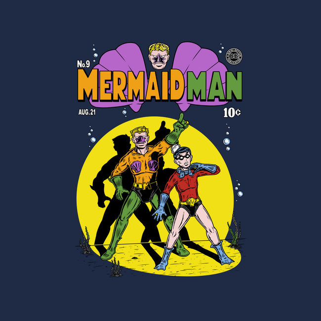 Mermaid Man-none memory foam bath mat-Firebrander