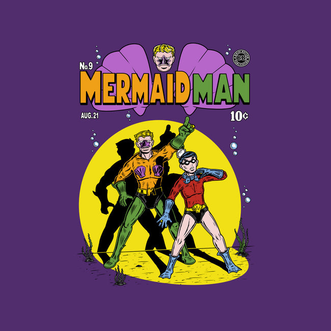 Mermaid Man-none memory foam bath mat-Firebrander