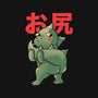 Buttzilla-none stretched canvas-eduely