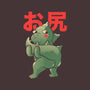 Buttzilla-none non-removable cover w insert throw pillow-eduely