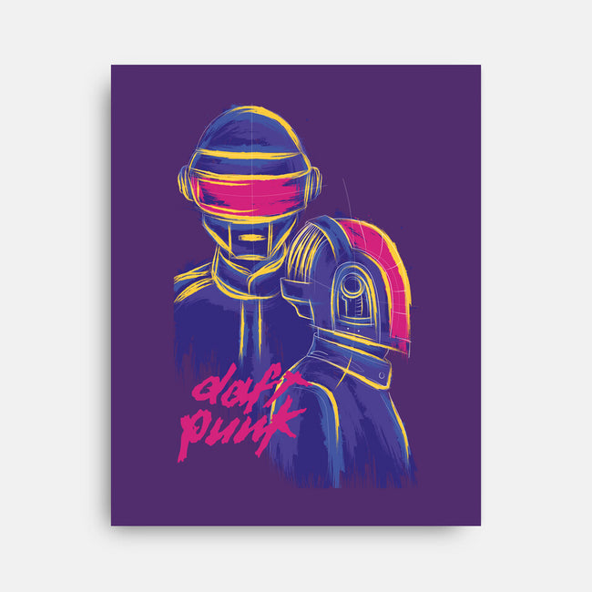 Harder, Better, Faster, Stronger-none stretched canvas-Jelly89