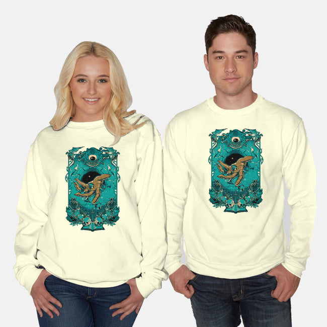 Dungeon Master-unisex crew neck sweatshirt-Hafaell