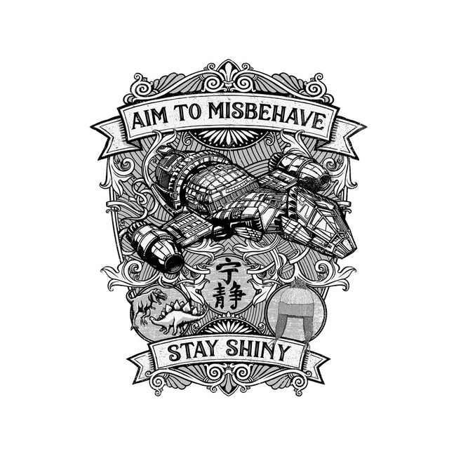 Aim to Misbehave-none adjustable tote-kg07